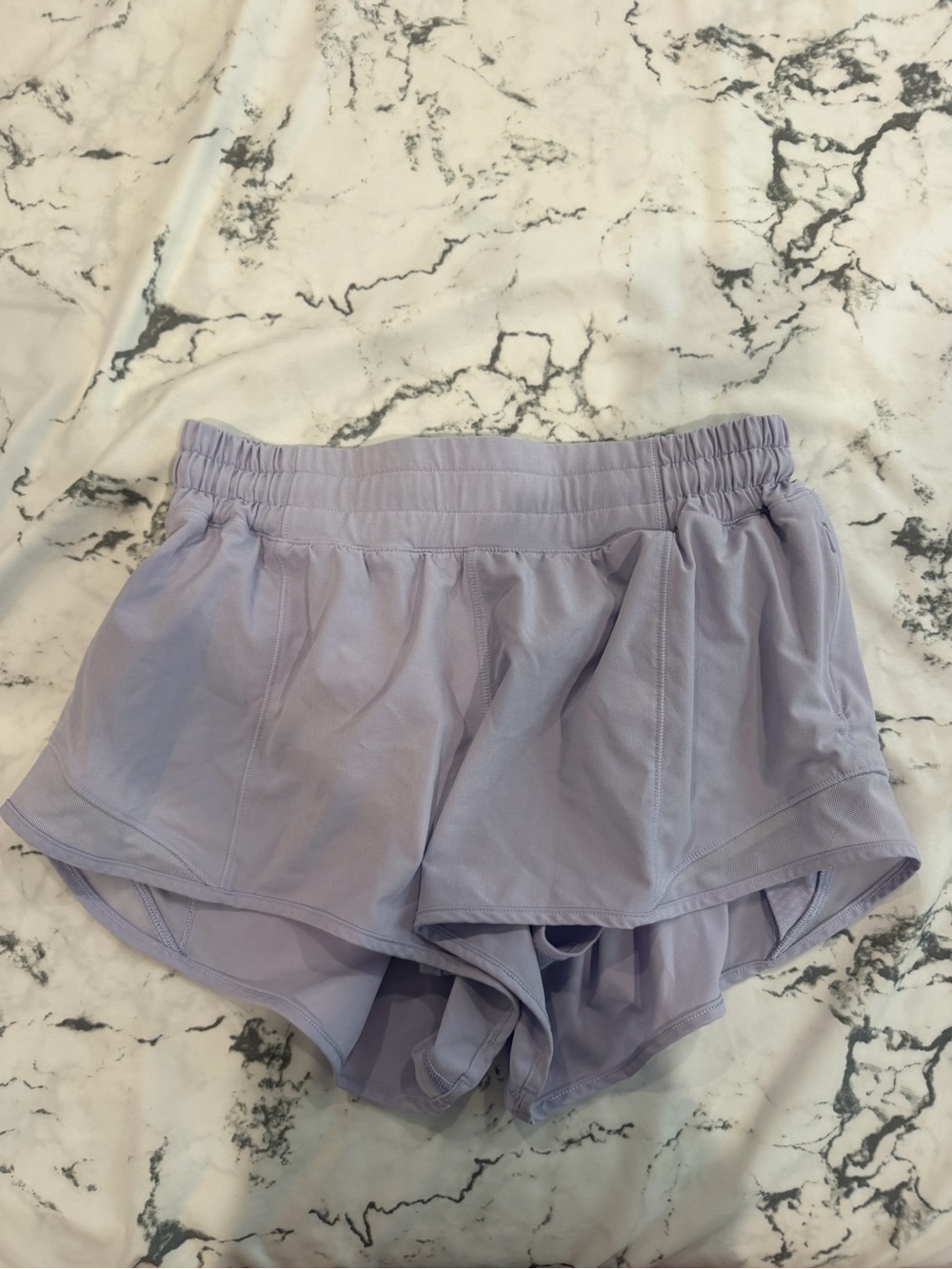 Light Lavender lululemon hotty hot shorts